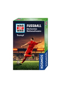 KOSMOS - WAS IST WAS Trumpf Fußball Nationalteams, Kartenspiel, Trumpfspiel, Familienspiel - 