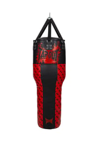TAPOUT® - Body- und Uppercut- Boxsack aus Kunstleder POKE - Black/Red