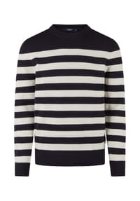 HECHTER PARIS - Strickpullover Ikonisches Streifendesign - midnight blue
