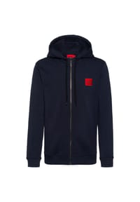 HUGO - Herren Sweatjacke - Daple212 - Zipper, Hoodie, Baumwoll-Terry - Beige (Open Beige 285)