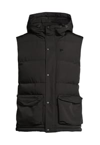 WELLENSTEYN - Outdoorweste, Kapuze, für Herren - SW  SCHWARZ