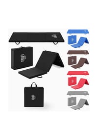COFI - Tri-Folding Thick Gymnastic Mat & Home Sports, Yogamatte & Sportmatte - Transparent OneSize