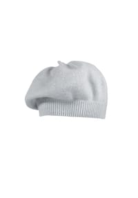 CAPO - Strickbaske, Kaschmir - silver
