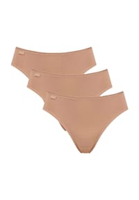 sloggi - Tai-Slip, 3er-Pack, Baumwolle, für Damen - schwarz