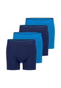 sloggi - Long Short / Pant 4er Pack EVER Airy - Blue-Dark Combination
