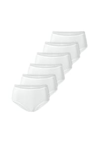 SCHIESSER - Midi Slip 6er Pack 95/5 Modern Cotton - Schwarz