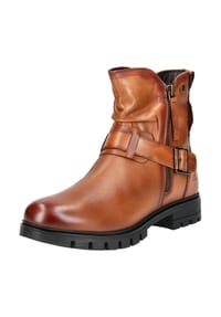 camel active - Nappaleder Stiefelette - Cognac