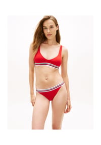 TOMMY HILFIGER - Bustier-Bikini, schmale Träger, für Damen - C1G DARK NAVY