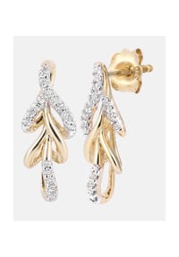 Diamant L'eternel - Ohrringe, mit Diamant, 375 Gelbgold - gold