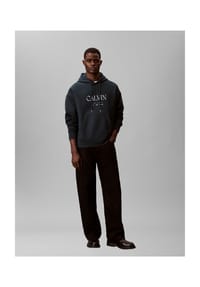Calvin Klein - Hoodie, Kängurutasche, für Herren - QQ5  NURTURE NAVY
