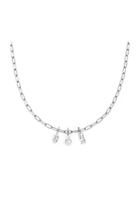 s.Oliver - Halskette - aus Edelstahl mit Stein-Details - gold