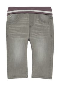 s.Oliver - Jeans, Glitzer-Umschlagbund, wärmend, für Babys und Kleinkinder - 94Z7 GREY/BLACK