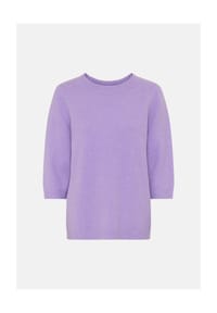 olsen - Pullover mit 3/4-Ärmeln und Rundhalsausschnitt - Purple Rose