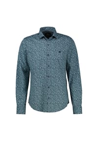 LERROS - Langarmhemd mit trendigem Printmuster - BROKEN WHITE