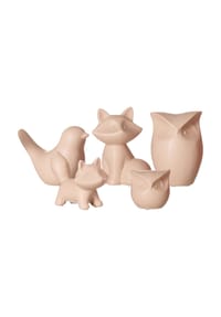RitzenhoffAndBreker - Dekofiguren-Set Tiere Tiere 5er Set creme - creme