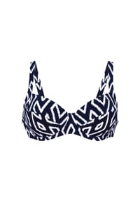 Anita - Bikini-Top Tribal Monotones - Dunkelblau