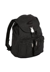 camel active - JOURNEY Rucksack, Reißverschlusstaschen, Steckverschluss, für Herren - 60 SCHWARZ
