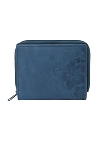 GALERIA - Geldbörse, "Hibiscus", Leder, uni, für Damen - 05 LAPISLAZULI