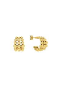 JOOP! - Creolen für Damen, Edelstahl - Gold