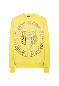 PLEIN SPORT - Sweatshirt TIGER - black/silver