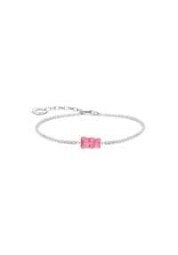 Thomas Sabo THOMAS SABO x HARIBO - Armband mit pinkfarbenem Goldbären - silberfarben