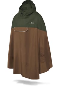 normani® - Unisex Regenponcho wasserdicht Cherrapunji - Anthrazit
