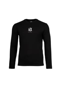ARMANI EXCHANGE - Herren Langarmshirt - Longsleeve, Rundhals, Logo, Baumwolle - Beige