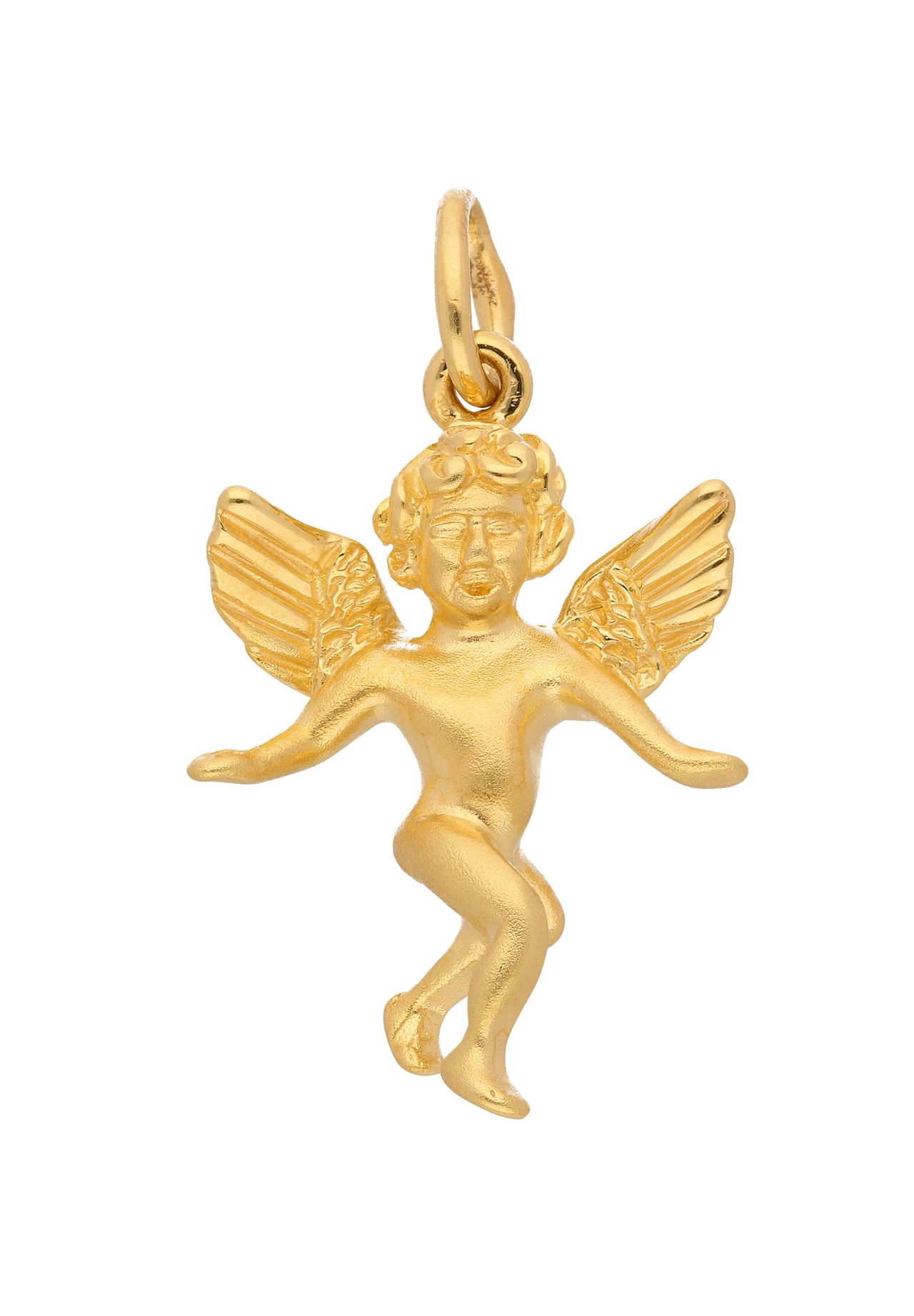 Adelia's Damen Gold Schmuck 585 Gold Anhänger Engel | GALERIA