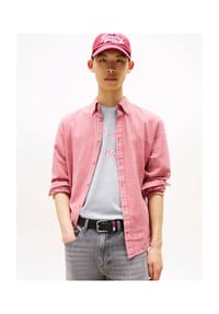TOMMY Jeans - Freizeithemd, Langarm, Button-Down-Kragen, für Herren - PO6 BLUE MOMENT C