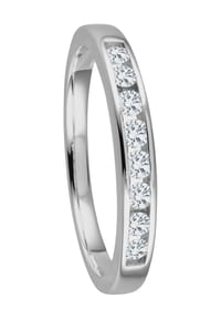 MONCARA Damen Ring, 585er Weißgold mit 8 Diamanten, zus. ca. 0,35 Karat Bild 1