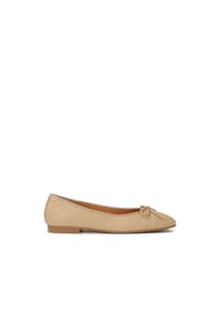 Kazar - Beige Ballerinas mit geprägtem Muster - Beige