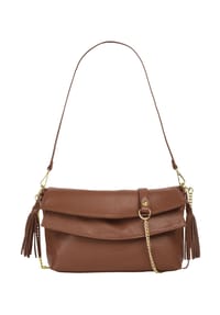 Samantha Look - Umhängetasche Echt Leder, Made In Italy - alt-rosa