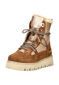 REPLAY - Lederimitat Stiefelette - Braun