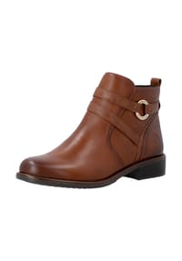 remonte® - Leder Stiefelette - Cognac
