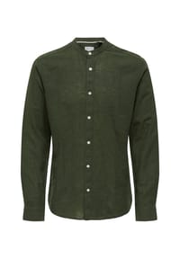 ONLY & SONS - Hemd Caiden Langarmhemd - dunkelgrün