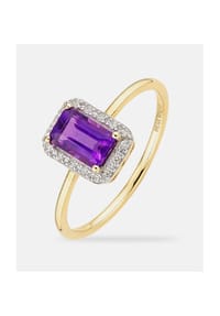 Diamant L'eternel - Ring, mit Amethyst, 375 Gelbgold - gold