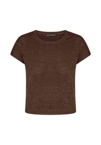 BETTY BARCLAY - Strickpullover mit U-Boot-Ausschnitt - Brown