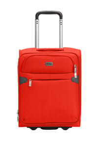 GLOBETROTTER EMS - 2-Rollen-Trolley, Weich, Emblem, Innentasche - BLACK