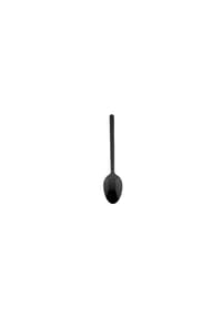 ALMINA® - 6er Set Teelöffel aus hochwertigem Edelstahl, 12 x 2,5 cm - Schwarz - Schwarz