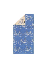 Cawö Handtücher Velo Edition Allover Fahrrad 6299 capri - 13 - VELO - blau