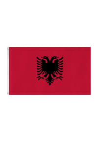 normani® - Fahne Länderflagge 90 cm x 150 cm - Albanien