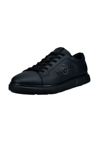 bugatti - Lederimitat Sneaker - Black