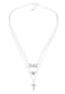 elli. Halskette Infinity Herz Kreuz 925 Sterling Silber, Mit Kristallen Von Swarovski® Bild 3