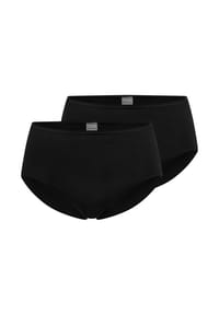 SCHIESSER - Modal Essentials Midislips, 2er Pack, Single-Jersey, für Damen - 000 SCHWARZ