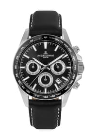 JACQUES LEMANS LIVERPOOL - Herren Chronograph "1-1877" - DUNKEL BLAU