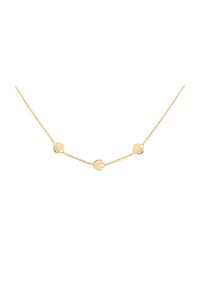 caї - Kette 925 Sterling Silber vergoldet Herzen 925/- Sterling Silber ohne Stein - gelb