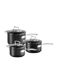 LE CREUSET® Topfset, 3-teilig - 3 PLY - ANTHRAZIT