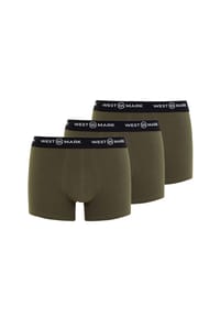 WestmarkLondon - Retro Short / Pant 3er Pack Oscar - Black / Ecru / Gray