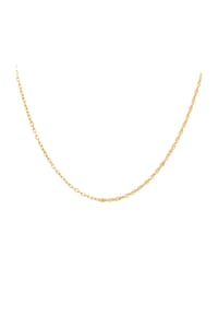 caї - Damen Kette "Mixed Chain", 925er Silber - GELBGOLD