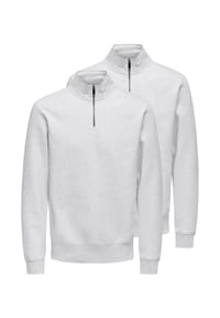 ONLY & SONS - Sweattroyer 2er Pack Ceres - Beige / grau